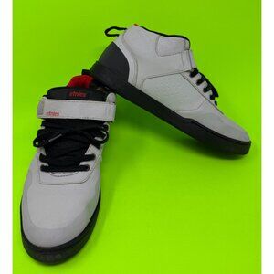 Etnies Culvert Mid Top Black Flat Shoes Gray Mens 11 MTB Skate Sneakers